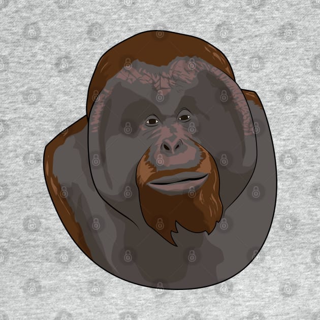 Orangutan by Sticker Steve